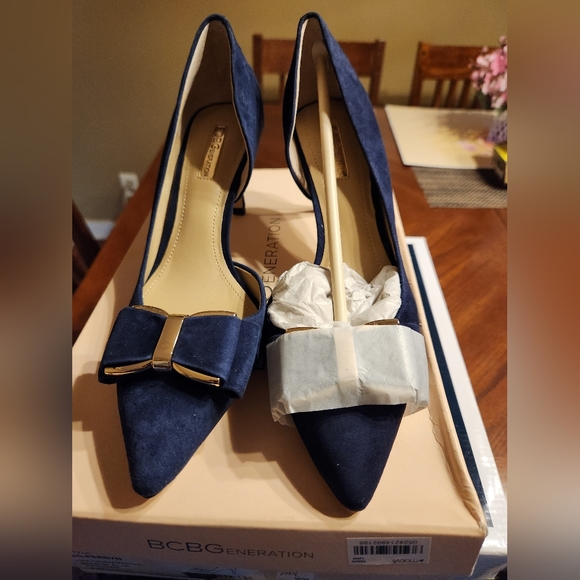 BCBGeneration Shoes - Bcbgeneration blue suede heel